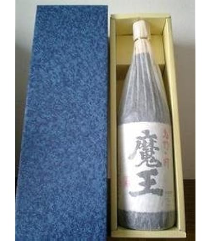 Amazon.co.jp: 魔王 桐箱入(魔王印字 正規箱) 25度 1800ml 芋焼酎